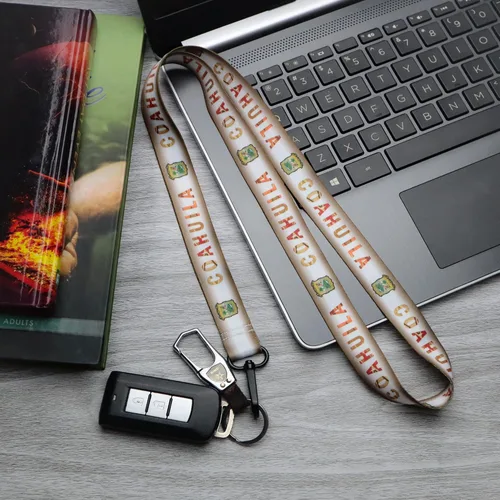 Miniatura 7 de Llavero con cordón de los Estados de México, cordón de México, cordón de identificación de México para insignias de llaves Cordón Coahuila