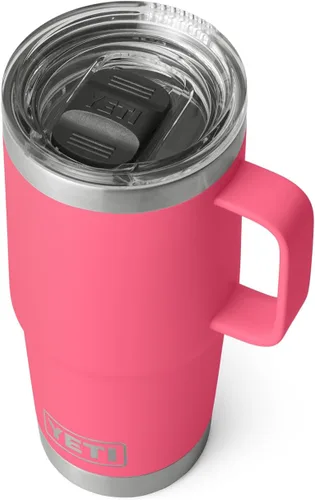 Miniatura 31 de YETI - Vaso de viaje Rambler de 20 onzas, de acero inoxidable, aislada al vacío con tapa fuerte Stronghold Blanco