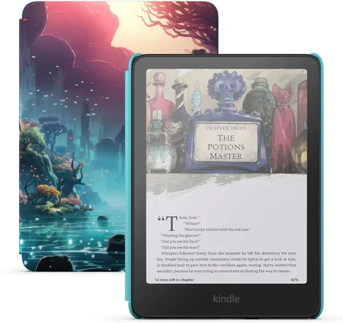 Miniatura 2 de Amazon Kindle Colorsoft Kids de 16 GB (último modelo). Liviano, compacto y diseñado para leer, sin aplicaciones, videos ni juegos. Con funda