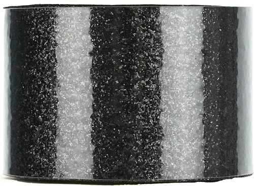 Miniatura 9 de MEEDEE Cinta negra con purpurina para envolver regalo, cinta de borde cortado de 1-1/2 pulgadas x 10 yardas, cinta brillante para regalos, tarjetas
