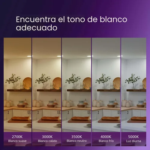 Miniatura 8 de PHILIPS Bombillas LED de 60 W A19, 4 unidades, ultra definición, blanco suave (2200 K), 800 lúmenes (8 W = 60 W), regulables, sin parpadeo, bombillas