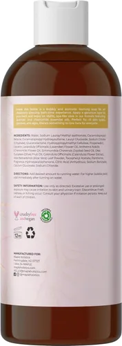 Miniatura 4 de Lujoso baño de burbujas de lavanda para mujer, sin sulfatos, lavanda y vainilla, burbujas de baño relajante para mujeres, espuma de baño relajante