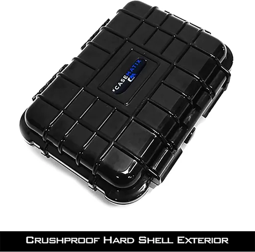 Miniatura 8 de CASEMATIX Funda de viaje compatible con GPS Garmin inReach Messenger Satellite Communicator y accesorios en una carcasa resistente e impermeable