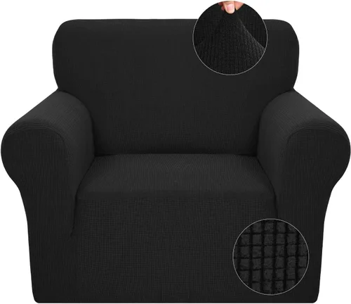 Miniatura 55 de JIVINER - Fundas de sofá de alta elasticidad para sofá de 3 cojines, funda de sofá extra grande de 1 pieza con parte inferior elástica