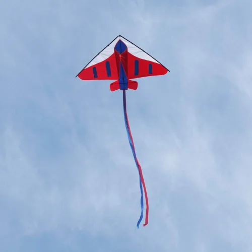 Miniatura 7 de Besra Cometa de avión colorida de 60 pulgadas de una sola línea fácil de volar aviones de nailon para niños y adultos