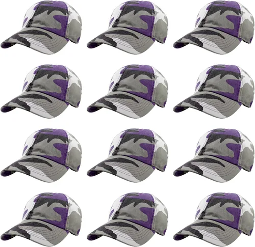 Miniatura 151 de Gelante Gorras de béisbol 100% algodón liso en blanco tamaño ajustable al por mayor a granel de 12