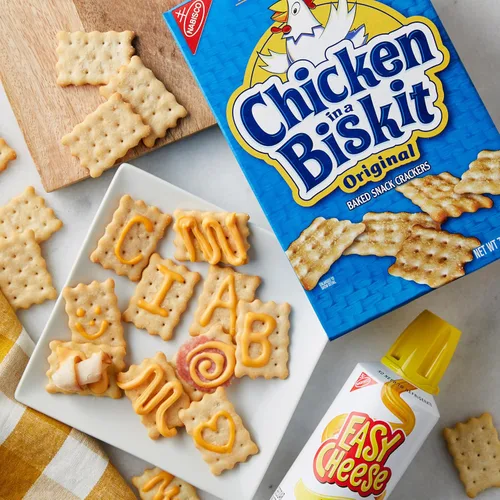 Miniatura 7 de Chicken in a Biskit Galletas horneadas originales, aperitivos a granel, 6 cajas de 7.5 onzas
