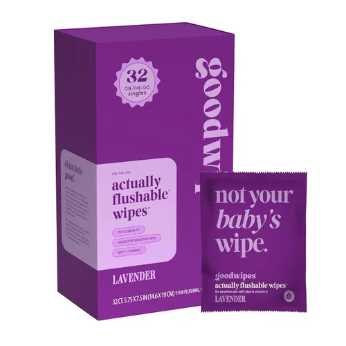Miniatura 9 de goodwipes Toallitas desechables tamaño de viaje, toallitas húmedas extra grandes para adultos, toallitas portátiles para llevar, seguras