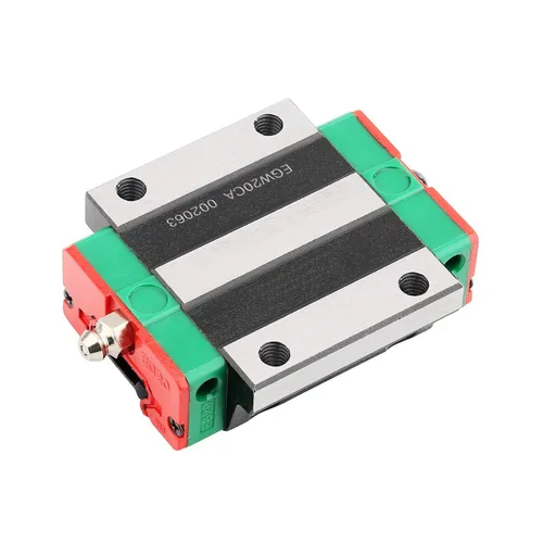Miniatura 2 de Riel guía lineal cuadrado EGW20-25.59 pulgadas / 25.591 in + 2 piezas EGW20 CA bloque deslizante de brida para máquina CNC y proyecto de bricolaje