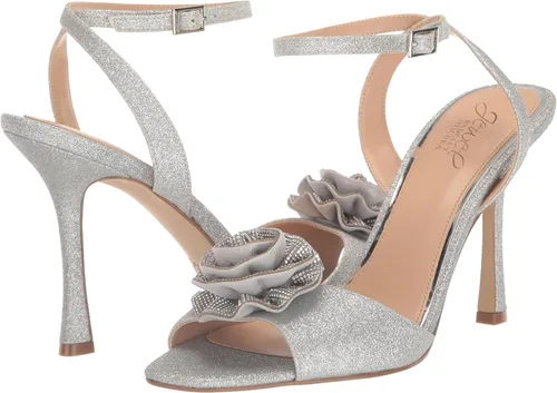 Miniatura 7 de Jewel Badgley Mischka Vida Rosette Peep Stiletto