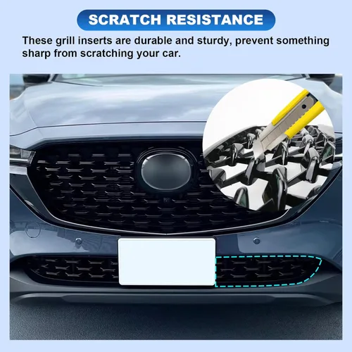 Miniatura 5 de CDEFG 2024 2025 2026 CX-5 Rejilla frontal de malla para insertar y adorno de parrilla frontal Compatible con Mazda CX-5 2022-2025 2026 Accesorios
