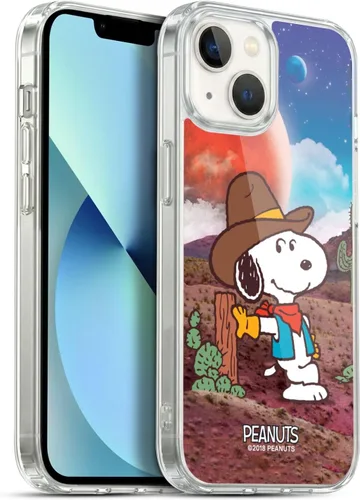 Miniatura 66 de Head Case Designs Funda de gel con licencia oficial de Peanuts Nebula Cactus Needles Snoopy Space Cowboy [protección de grado militar] compatible