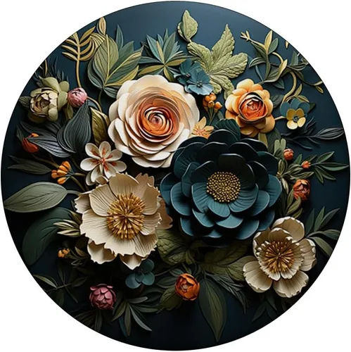 Miniatura 3 de flor floral hermosas flores y hojas verdes PopSockets intercambiables PopGrip