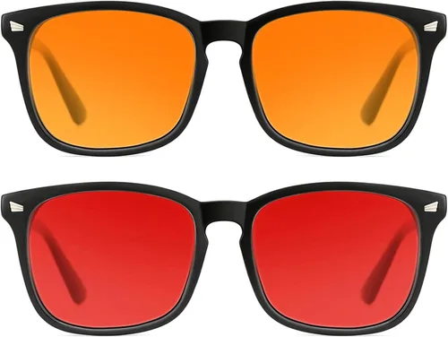 Miniatura 11 de Blue Light Blocking Glasses for Gaming Sleep&Computer–99.9% Filter Red/Amber Lens Anti Glare UV400 for Men Women