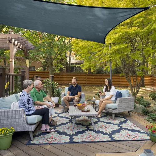 Miniatura 3 de Kit Premium de Vela de Sombra Coolaroo - 95% de Bloqueo UV, Grado Comercial, Acabado Mate de Lujo, con Herramientas de Acero Inoxidable