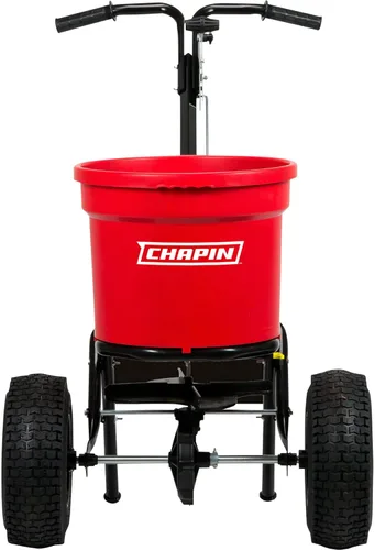 Chapin International 82050C - Esparcidor de transmisión de césped para contratistas de 70 libras, 1 paquete, rojo
