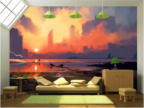 Miniatura 30 de Wall26 - Papel pintado autoadhesivo para pared, WMR-WP-X-DA51-66x24x4