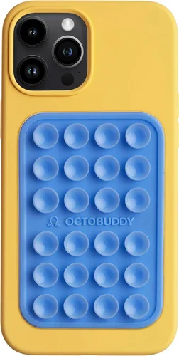 OCTOBUDDY Classic MAX - Funda adhesiva de silicona con succión para teléfono - Manos libres, soporte de agarre fuerte para selfies y videos - Jay