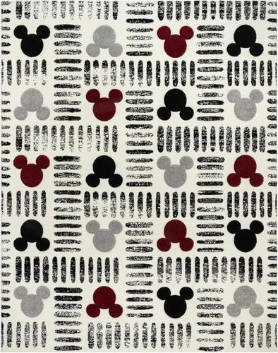 Miniatura 16 de Gertmenian Disney - Alfombra texturizada de Mickey Mouse, perfecta para sala de estar, comedor, sala de juegos, área de estudio, 8 x 10 pulgadas