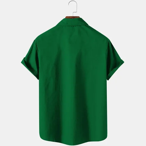 Miniatura 4 de Camisa de Navidad Hombre Tops Cuello Redondo Manga Corta Camiseta Blusa vacaciones cómoda ropa Calle túnica Camisas