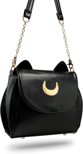 Miniatura 4 de Oct17 Moon Luna Design Monedero Kitty Cat Satchel bolso de hombro diseñador mujeres bolso Tote PU cuero Sailer