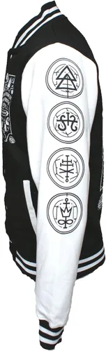 Miniatura 3 de Ouija Board Varsity - Chaqueta de bombardero de algodón con estampado grande