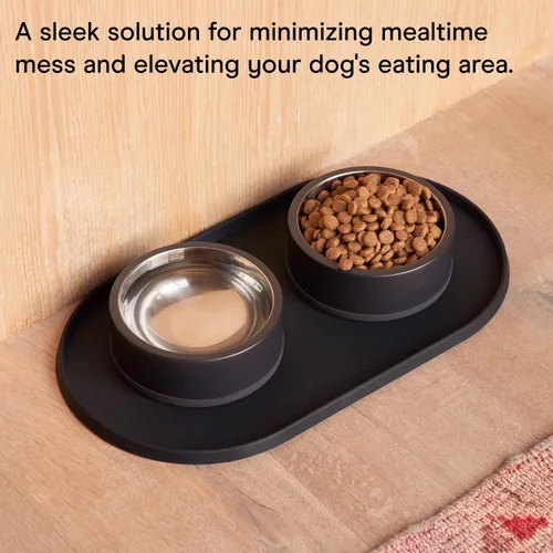 Miniatura 2 de Wild One - Mantel individual para comida y agua para perros y gatos - Silicona, antideslizante, no tóxico - Ideal para viajes - Estándar (lila)