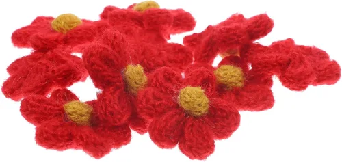 Miniatura 11 de EXCEART 10 parches de flores para planchar con bonitos bordados, para coser en flores, parches de bordado con apliques florales para ropa, bolsas