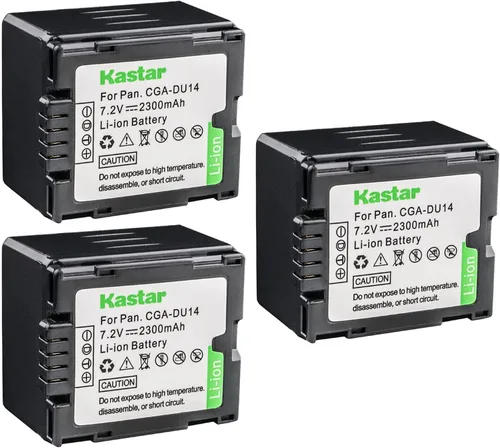 Miniatura 5 de Kastar Paquete de 4 baterías de repuesto CGA-DU14 para Panasonic CGA-DU06 CGA-DU07 CGA-DU12 CGR-DU12 CGA-DU14 CGR-DU14 CGA-DU21 CGR-DU21 VW-VBD060