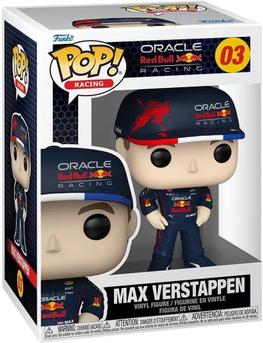 Funko Pop! Vinyl: Formula 1 - Max Verstappen - Red Bull F1 - Figura de vinilo coleccionable - Idea de regalo - Producto oficial - para niños y