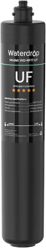 Miniatura 10 de Waterdrop Filtro de agua de repuesto RF17 para filtro de agua Waterdrop 17UA/17UB, reduce PFOA/PFOS, PFAS, plomo, cloro, mal sabor y olor
