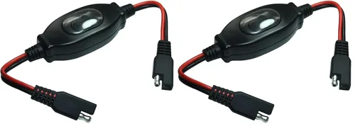 Miniatura 8 de FILSHU - Cable de extensión SAE 16 AWG, arnés de cables 12V-24V CC con interruptor de encendido/apagado, cable de acción rápida