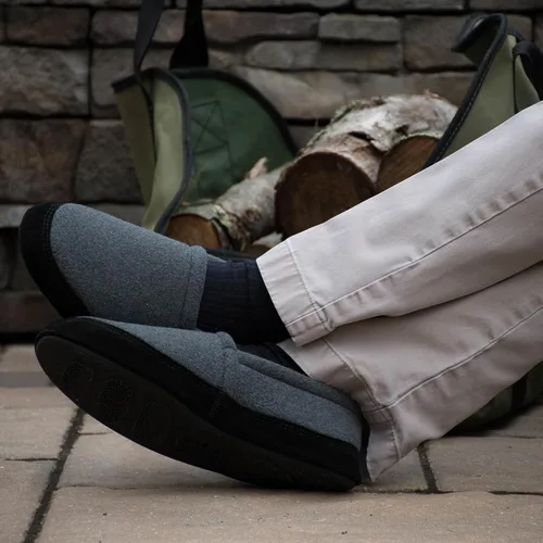 Miniatura 3 de Acorn Men's Slippers with Memory Foam Insole Suede Sidewall and Rubber Outsole