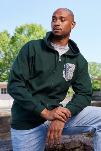 Miniatura 4 de Ripple Junction Attack on Titan Survey Corps Adult Unisex Zip Hoodie