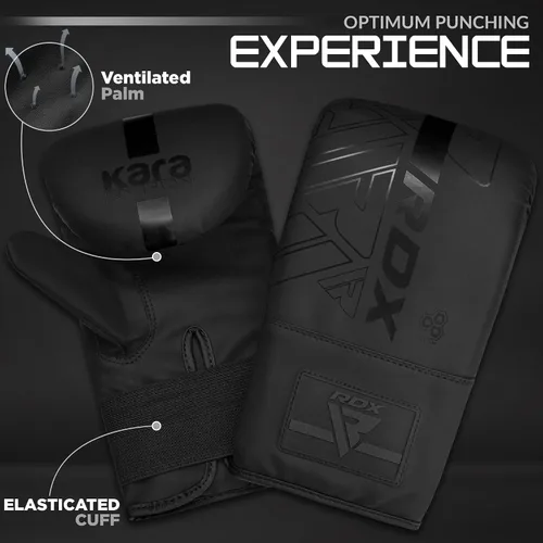 Miniatura 2 de RDX Guantes de boxeo, guantes de boxeo, piel maya, acolchado, palma ventilada, entrenamiento de boxeo pesado MMA, almohadillas de enfoque