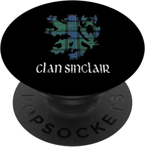 Miniatura 6 de Clan Sinclair Tartan Scottish Family Name Scotland Pride PopSockets MagSafe PopGrip for iPhone
