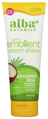 Miniatura 7 de Alba Botanica Crema para rasurar muy emoliente, Mango Vainilla, 8 oz