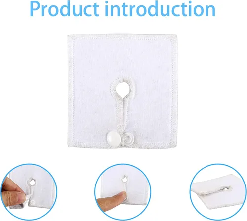 Miniatura 4 de Almohadillas para tubos de alimentación, almohadillas de botón para tubos G, almohadillas para tubos G/J, suministros para tubo de alimentación