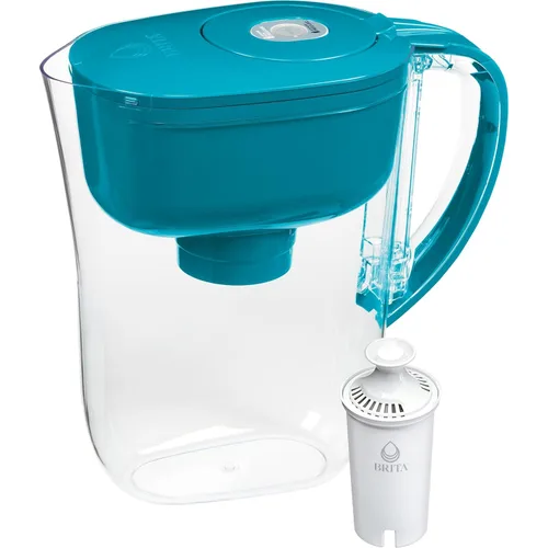Miniatura 13 de Brita Metro - Jarra de filtro de agua con indicador de cambio SmartLight, sin BPA, reemplaza 1,800 botellas de agua de plástico al año, dura dos