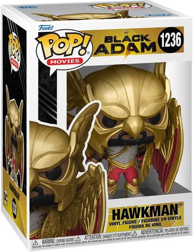 Miniatura 3 de POP DC Heroes: Black Adam - Figura de vinilo Hawkman Funko (paquete con funda protectora de caja compatible), multicolor, 3.75 pulgadas
