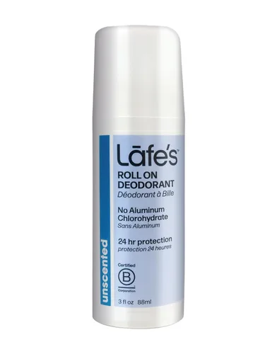 Lafe's Desodorante natural | Desodorante natural roll-on de 3 onzas sin aluminio para hombres y mujeres | Sin parabenos y sin bicarbonato de sodio