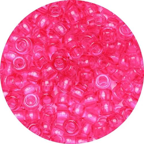 Miniatura 14 de Eppingwin 1000 cuentas de poni, cuentas, cuentas grandes de 0.24 x 0.35 pulgadas, cuentas para el cabello, cuentas para trenzas de cabello, cuentas