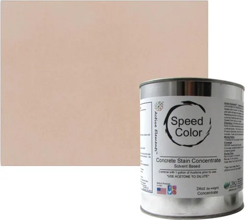 El tinte para hormigón Ten Second Color (TSC) hace 1 galón de grado profesional y fácil de usar. Tinte de cemento semitransparente. Se seca en Crema