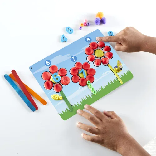 Miniatura 5 de hand2mind Kit de actividades sensoriales para contar y clasificar, piezas sueltas materiales de juego para niños, caja sensorial, cubo sensorial