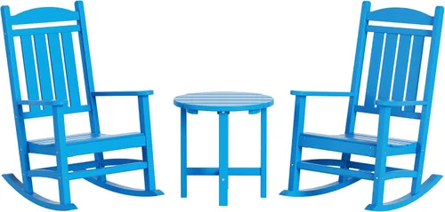 Miniatura 23 de WestinTrends Malibu - Mecedora para exteriores/patio, color lima