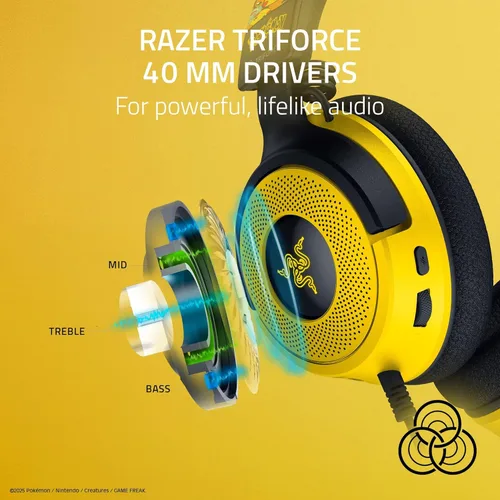 Miniatura 2 de Razer Kraken V4 X Wired Gaming Headset: 40 mm Drivers - Cardioid Mic - Memory Foam Cushions - Chroma RGB Lighting - Type C & Type A Cable - for PC