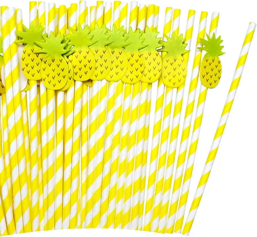 Miniatura 11 de 50 popotes de papel de margaritas desechables, pajitas de margaritas para hojas de otoño, bodas, baby shower, suministros de fiesta de cumpleaños
