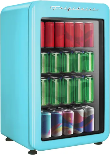 Miniatura 11 de Frigidaire Refrigerador compacto retro con puerta de vidrio, refrigerador de encimera de 3.2 pies cúbicos, esquinas redondeadas, premium