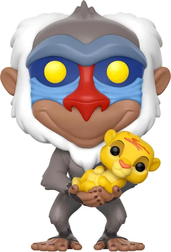 Miniatura 2 de Rey León-Rafiki con Simba Funko Pop Disney