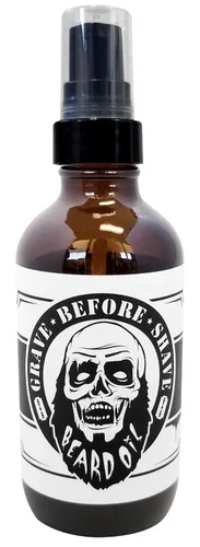 Miniatura 12 de Grave Before Shave™ Aceite para barba (aroma a ron de bahía) 4 onzas. Botella